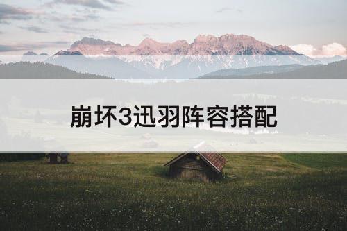 崩坏3迅羽阵容搭配