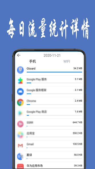 苹果手机数据流量统计