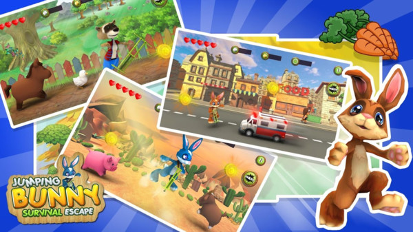 疯狂的兔子无敌跑跑最新版  v1.2.2图1
